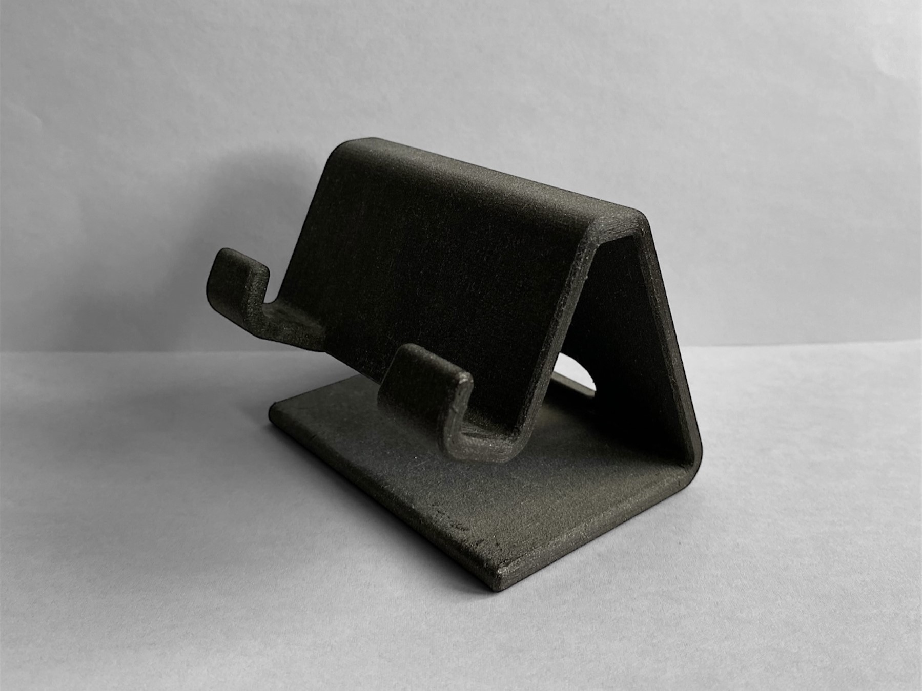 Phone stand side view