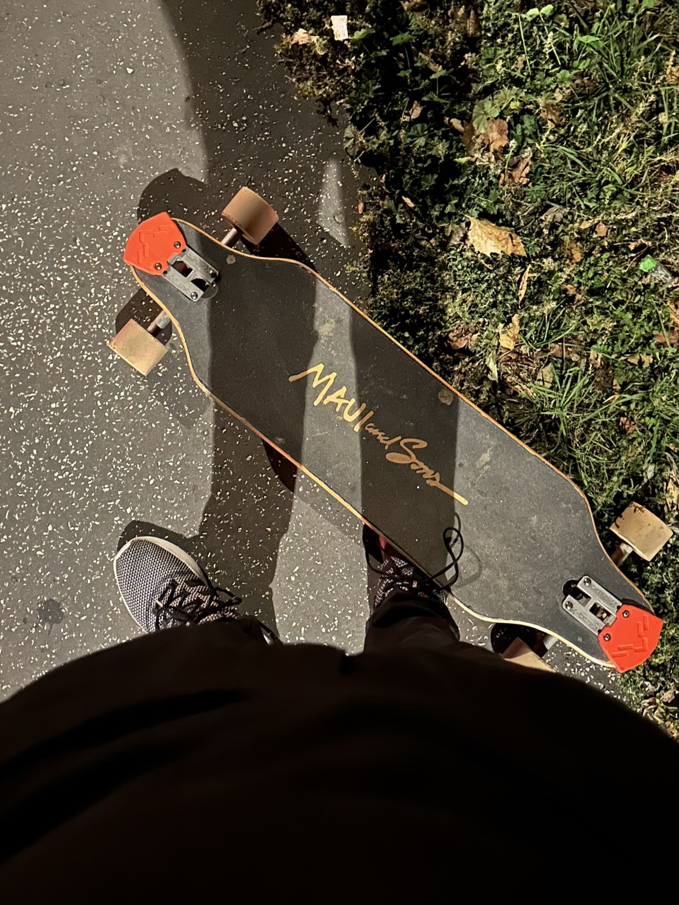 Skateboard bumpers on board